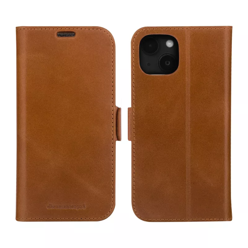 dbramante1928 Copenhagen – iPhone 15 Plus – Tan, folio, Apple, iPhone 15 Plus, ruskea