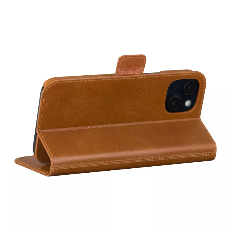 dbramante1928 Copenhagen – iPhone 15 Plus – Tan, folio, Apple, iPhone 15 Plus, ruskea