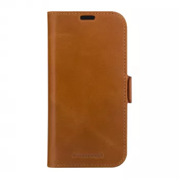 dbramante1928 Copenhagen folio-puhelinkotelo iPhone 15 Pro – Tan, 3 korttipaikkaa, monokromaattinen ruskea