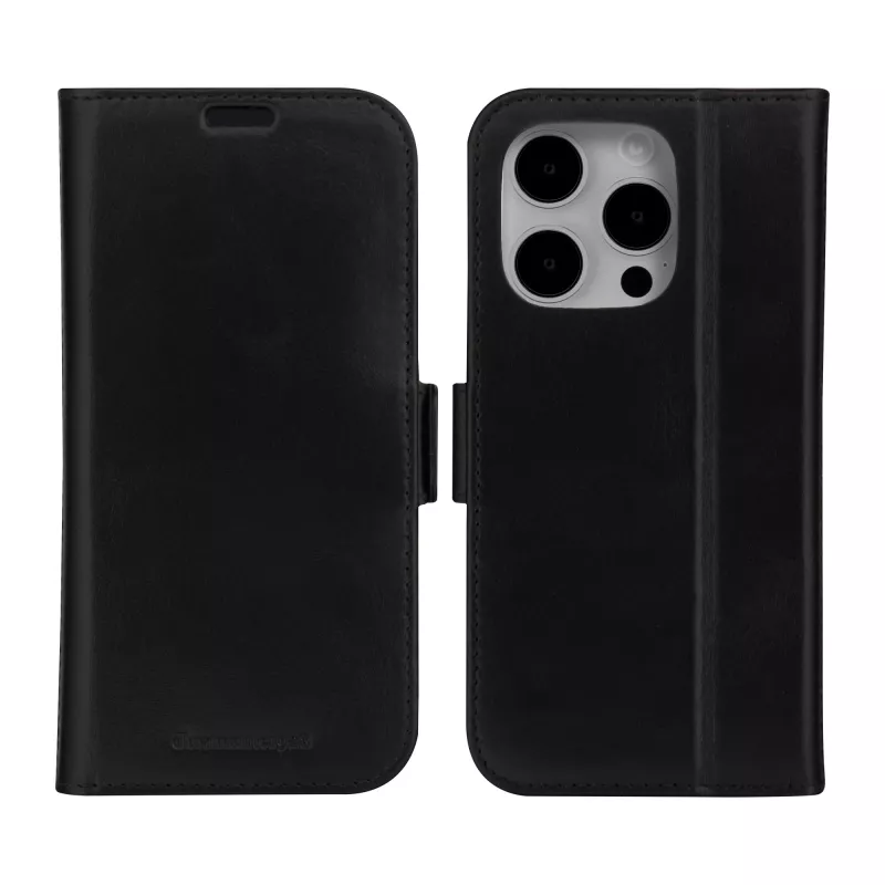dbramante1928 foliokotelo iPhone 15 Pro Max musta 3 korttipaikkaa