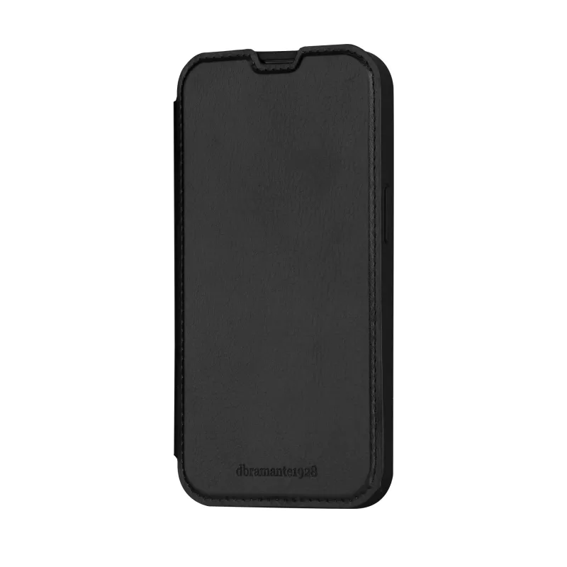 dbramante1928 Helsinki MagSafe - iPhone 14/13 - musta/läpinäkyvä, folio, Apple, iPhone 14, 15,5 cm (6,1″), musta, läpinäkyvä