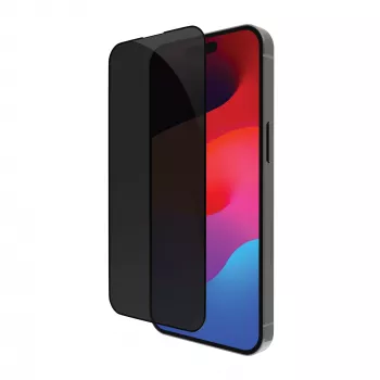 Näytönsuojus dbramante1928 eco-shield iPhone 15 Pro -puhelimelle — Privacy, 0,565 mm, 74,8×158,2 mm