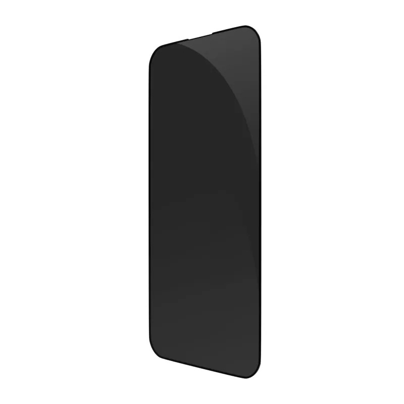 Näytönsuojus dbramante1928 eco-shield iPhone 15 Pro -puhelimelle — Privacy, 0,565 mm, 74,8×158,2 mm