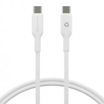 USB-C–USB-C-kaapeli 1 m dbramante – valkoinen