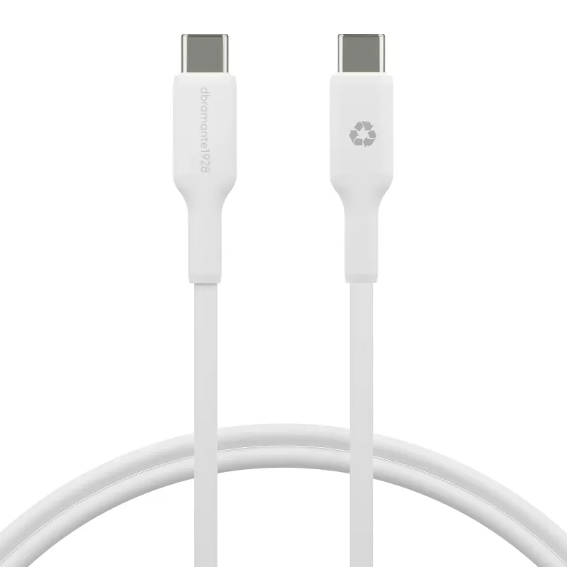 USB-C–USB-C-kaapeli 1 m dbramante – valkoinen
