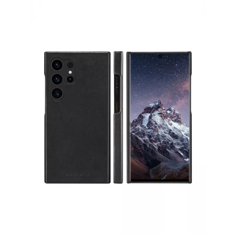 dbramante1928 Galaxy S24 Ultra -lompakkokotelo musta 3 korttipaikkaa