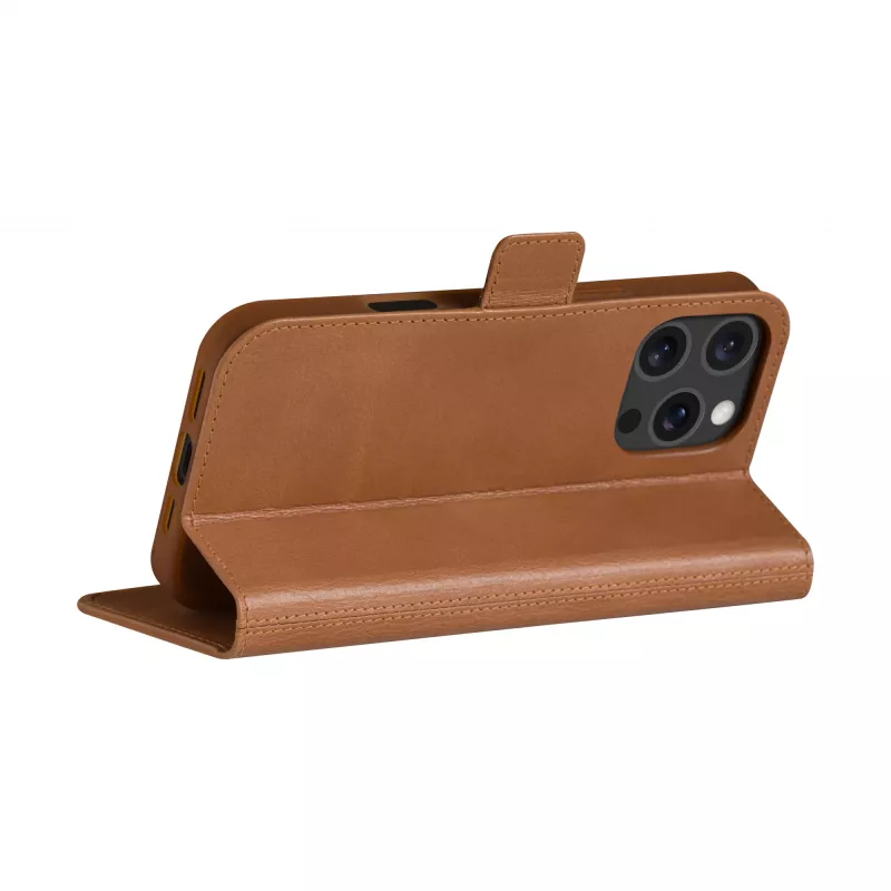 dbramante1928 iPhone 16 ProMax -foliokotelo Tan 3 korttipaikkaa