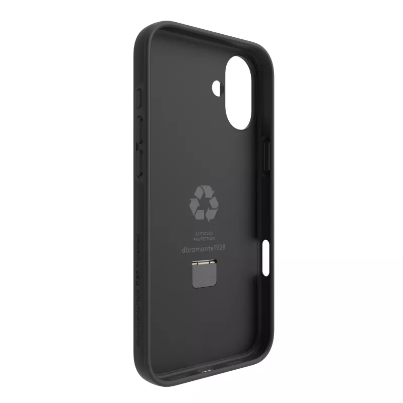 dbramante1928 Iceland Ultra D3O MS Kick - iPhone 16 Plus - musta iskunkestävä kotelo