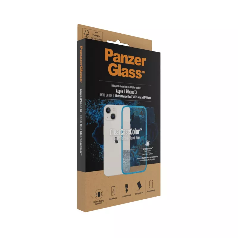 ClearCaseColor -kotelo PanzerGlass Apple iPhone 13 Bondie Blue