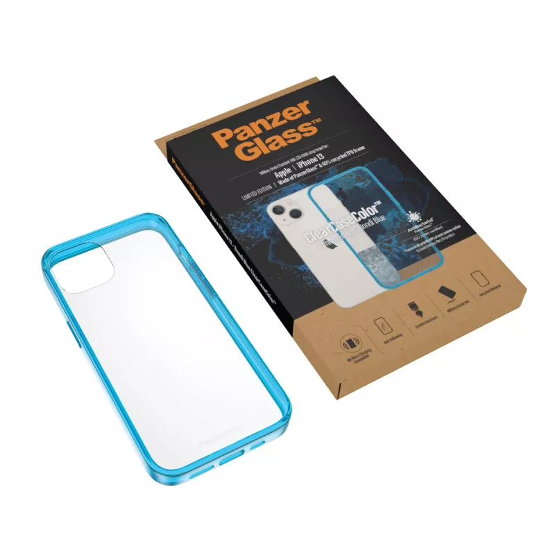 ClearCaseColor -kotelo PanzerGlass Apple iPhone 13 Bondie Blue