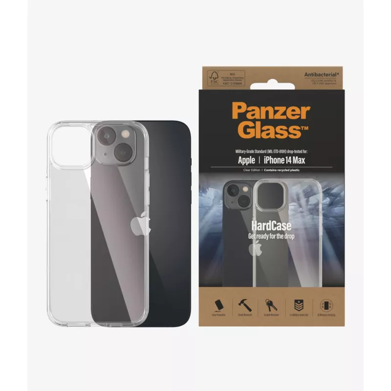 PanzerGlass HardCase puhelinkotelo 17 cm (6,7 tuumaa) suojakotelo läpinäkyvä