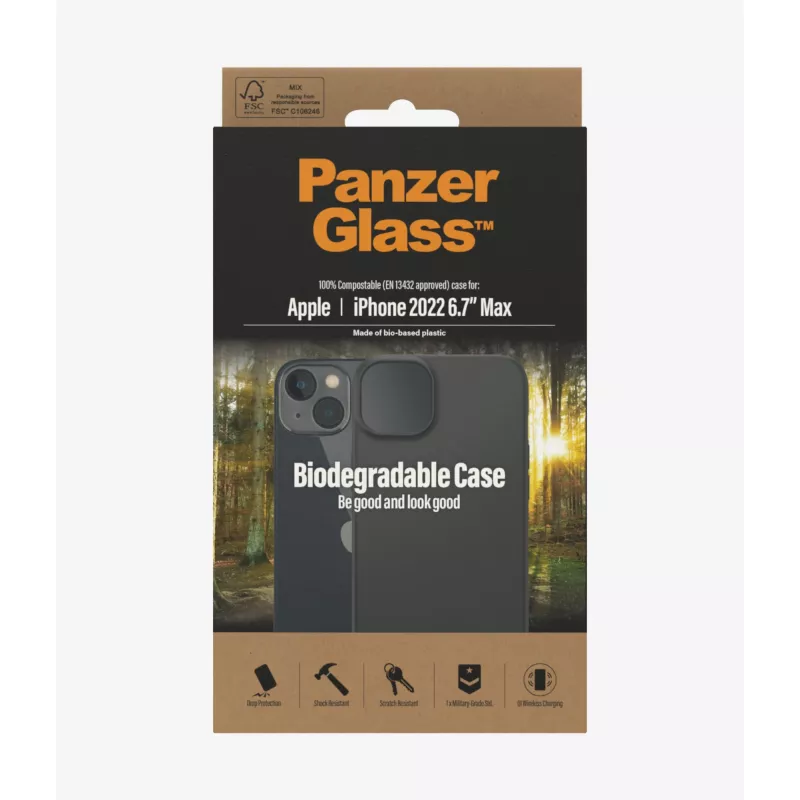 PanzerGlass biohajoava puhelinkotelo 17 cm (6,7 tuumaa)