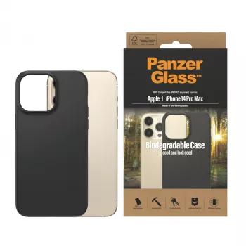PanzerGlass ® biohajoava kotelo Apple iPhone 14 Pro Max | musta
