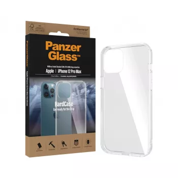 PanzerGlass ® HardCase läpinäkyvä iPhone 12 Pro Max, kotelo, Apple, Apple - iPhone 12 Pro Max, läpinäkyvä