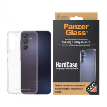 PanzerGlass® HardCase läpinäkyvä ja D3O® Samsung Galaxy A15 | A15 5G