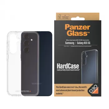 PanzerGlass ® HardCase läpinäkyvä ja D3O® Samsung Galaxy A55 5G