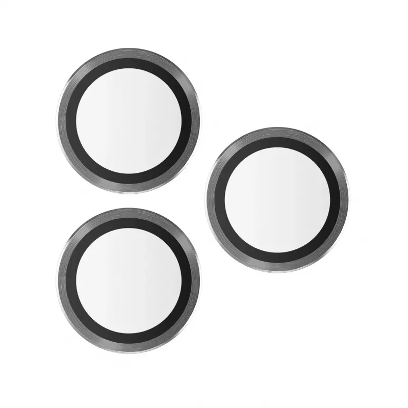 PanzerGlass Hoops kameran linssinsuoja iPhone 13 Pro 13 Pro Max musta naarmuuntumaton
