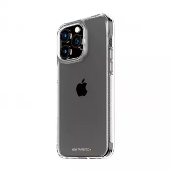 PanzerGlass® HardCase läpinäkyvä ja D3O® iPhone 15 Pro Max