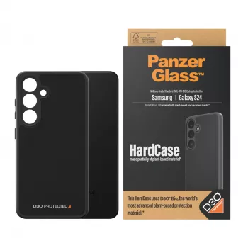 PanzerGlass ® HardCase musta ja D3O® Samsung Galaxy S24, suojakotelo, Samsung, Samsung - Galaxy S24, musta