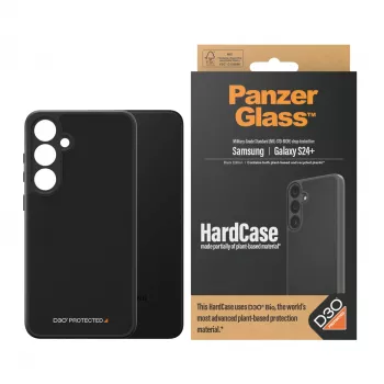 PanzerGlass® HardCase musta ja D3O® Samsung Galaxy S24+, suojakotelo, Samsung, Samsung - Galaxy S24 Plus, musta