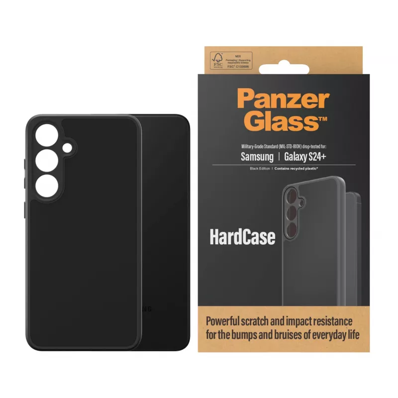 PanzerGlass ® HardCase musta Samsung Galaxy S24+, kotelo, Samsung, Samsung - Galaxy S24 Plus, musta