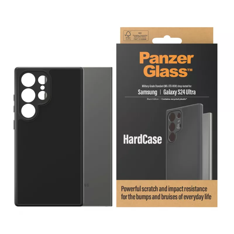 PanzerGlass ® HardCase musta Samsung Galaxy S24 Ultra, kotelo, Samsung, Samsung - Galaxy S24 Ultra, musta