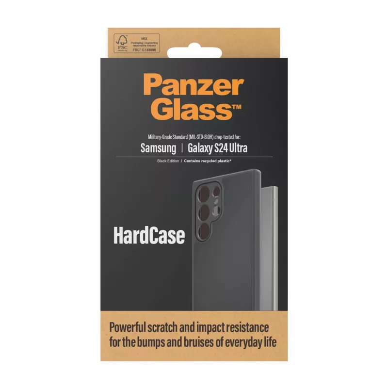 PanzerGlass ® HardCase musta Samsung Galaxy S24 Ultra, kotelo, Samsung, Samsung - Galaxy S24 Ultra, musta