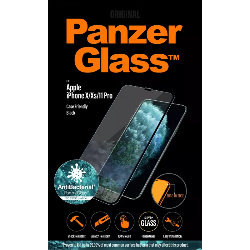 PanzerGlass ® näytönsuojakalvo iPhone 11 Pro | Xs | X | Edge-to-Edge