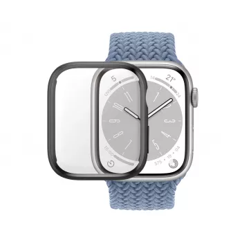 PanzerGlass Full Body -näytönsuoja Apple Watch Series 9/8/7 41 mm, musta (3663)