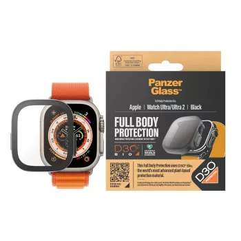 PanzerGlass ® näytönsuojakalvo Full Body D3O® Apple Watch Ultra | 49mm | musta