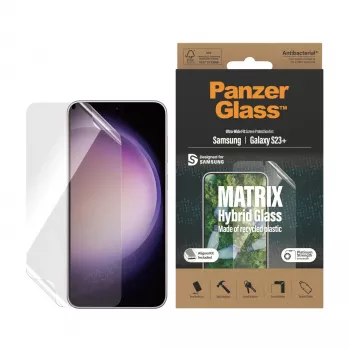 PanzerGlass ® ECO MATRIX näytönsuoja Samsung Galaxy S23+ | Ultra-Wide Fit AlignerKit-telineellä