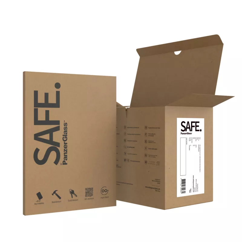 PanzerGlass SAFE. by ® näytönsuoja iPad Pro 12.9'' (2018, 2020-2022) | Ultra-Wide Fit | suurpakkaus