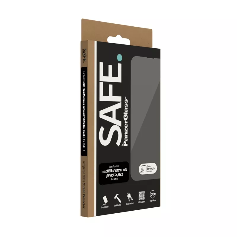 PanzerGlass SAFE. by ® näytönsuojakalvo Lenovo K15 Plus | Motorola moto g22 | e32 | e32s
