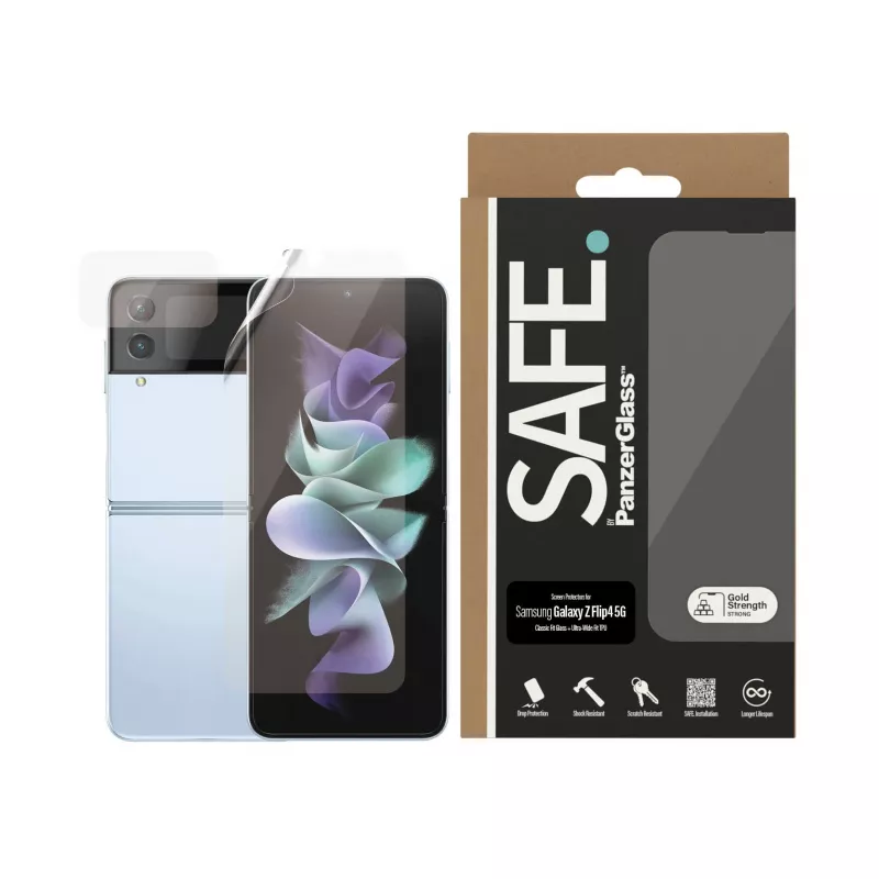 PanzerGlass SAFE. by ® näytönsuoja Samsung Galaxy Z Flip4 5G