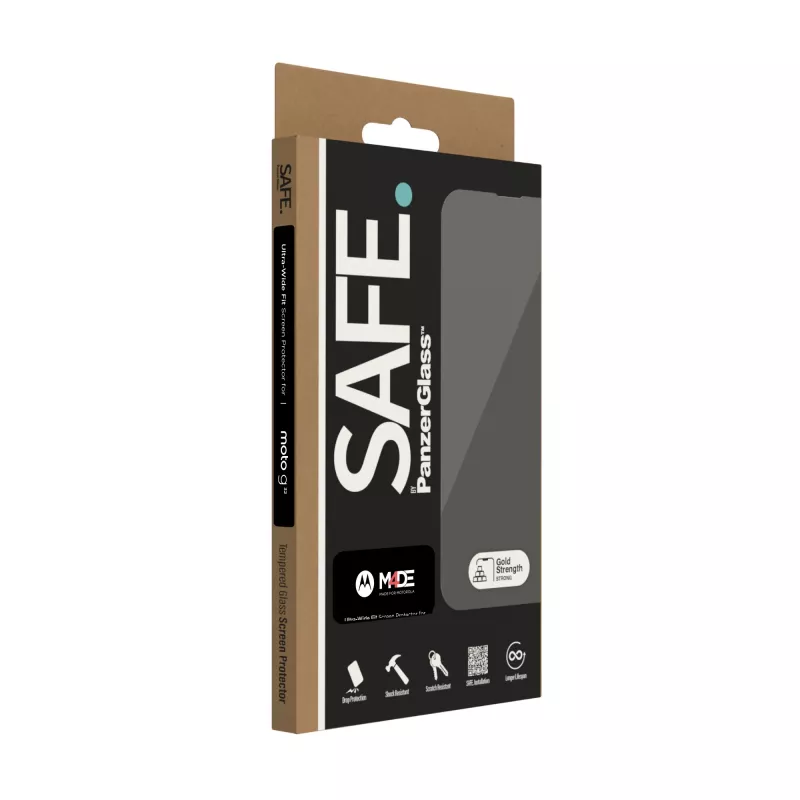 PanzerGlass SAFE. by ® näytönsuojakalvo Motorola moto g32 | Ultra-Wide Fit