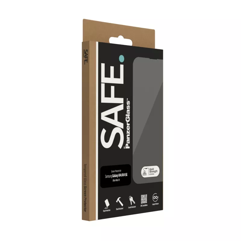 PanzerGlass SAFE. by ® näytönsuojakalvo Samsung Galaxy A14 | A14 5G | Ultra-Wide Fit