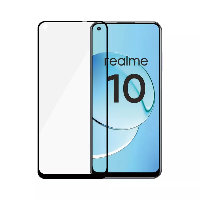 Karkaistu panssarilasi PanzerGlass SAFE Realme 10 — Ultra-Wide Fit, musta