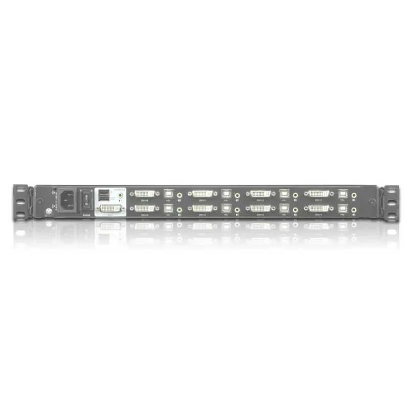 ATEN CL6708MW KVM-kytkin räkkiasennus musta