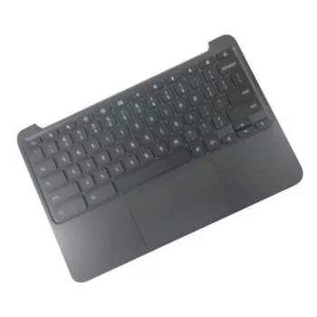 Kannettavan tietokoneen runko pohja pohjoismaisella näppäimistöllä HP 917442-DH1 HP Chromebook 11 G5, musta