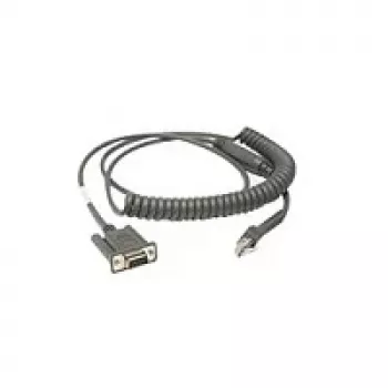Zebra CBA-R46-C09ZBR sarjakaapeli musta 2,8 m RS232 DB9