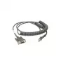 Zebra CBA-R46-C09ZBR sarjakaapeli musta 2,8 m RS232 DB9