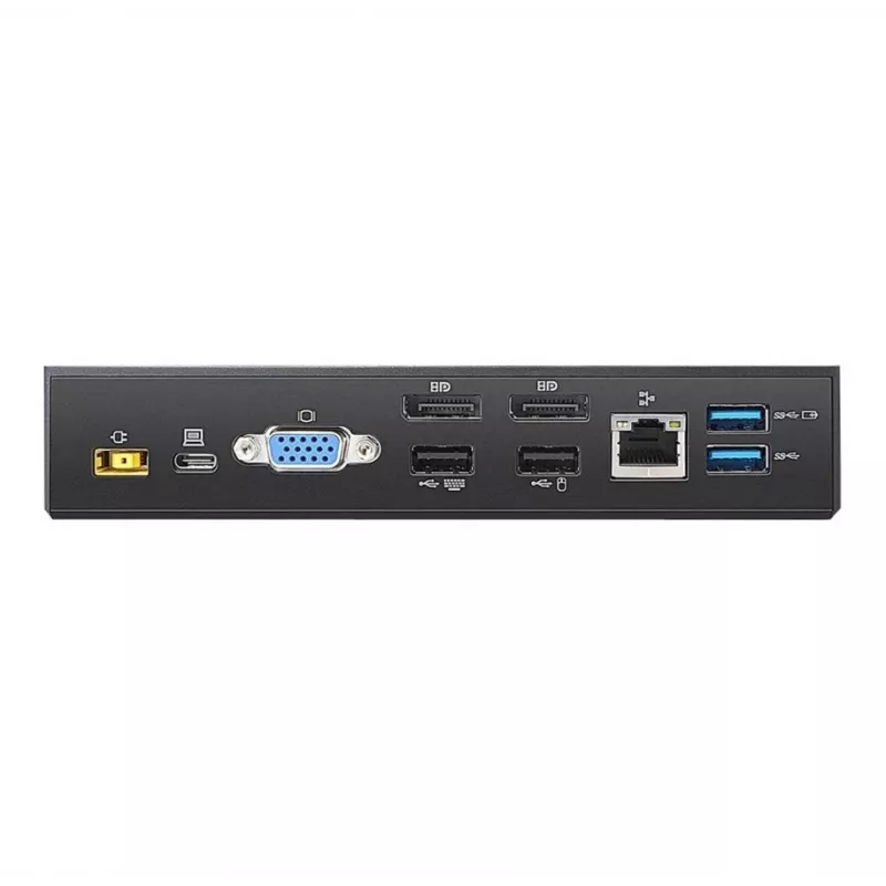 Kunnostettu Lenovo ThinkPad USB-C Dock 40A9, luokka A, 365 mm, 256,8 mm, 19,1 mm, 2 kg