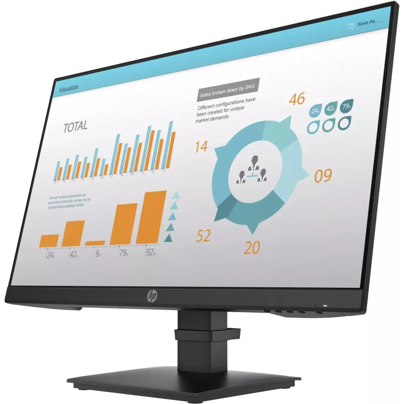 HP P-Series P24 G4 tietokonenäyttö 60,5 cm (23,8 inch) 1920 x 1080 pikseliä Full HD
