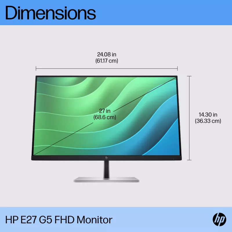 Näyttö HP E27 G5 27