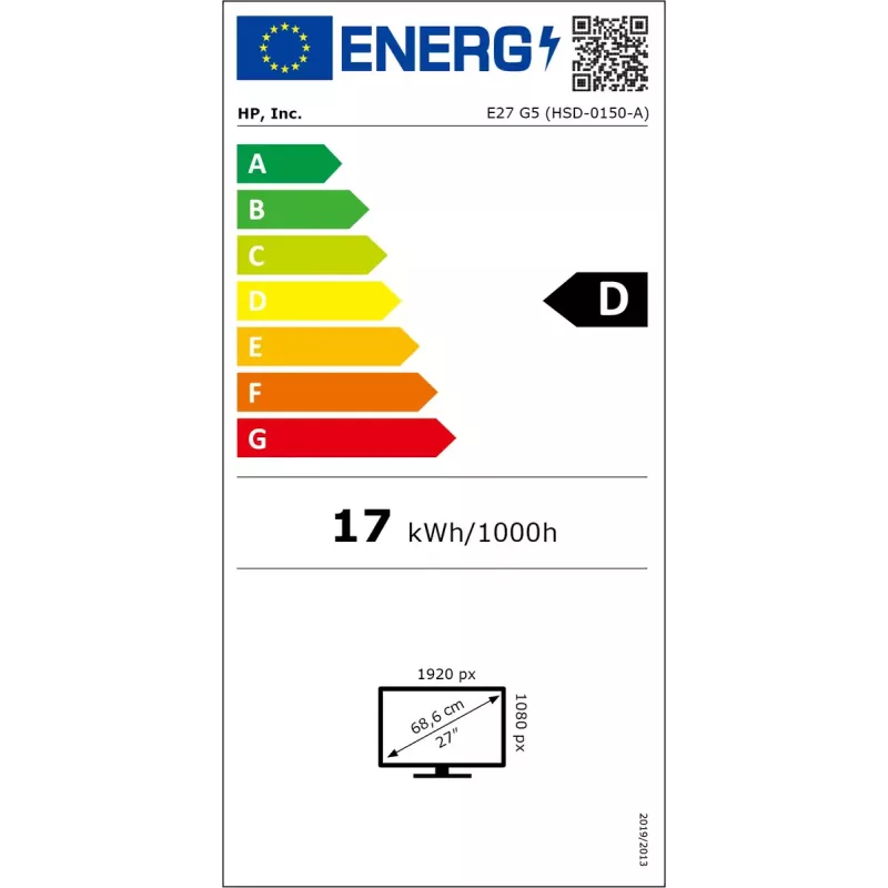 Näyttö HP E27 G5 27