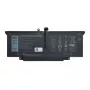 Origin Storage Dell -akku 4 kennoa 52 Wh 6500 mAh 7,6 V musta
