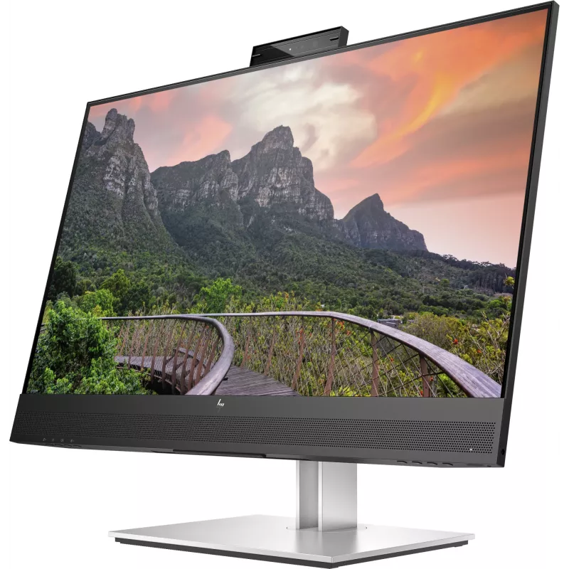 HP E27m G4 QHD USB-C -kokousnäyttö, 68,6 cm (27 inch), 2560 x 1440 pikseliä, Quad HD, LCD, 5 ms, musta, hopea