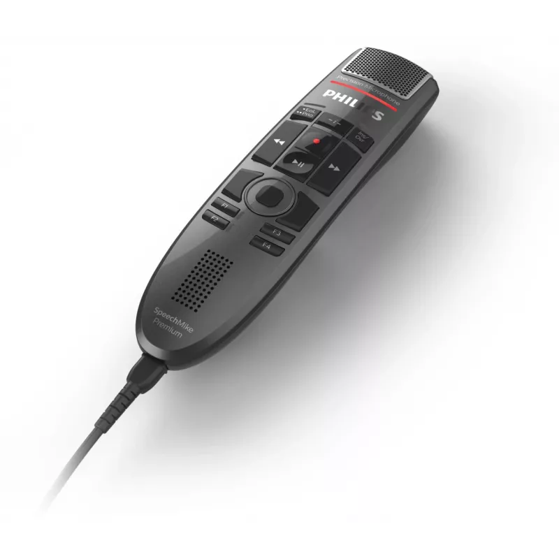 Mikrofoni Philips SpeechMike Premium Touch musta yksisuuntainen USB johdollinen -37 dB