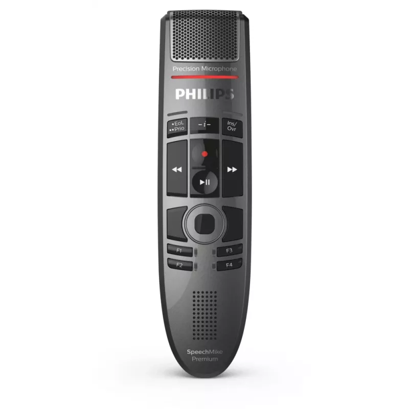 Mikrofoni Philips SpeechMike Premium Touch musta yksisuuntainen USB johdollinen -37 dB