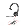 HP Poly Blackwire 3310 Microsoft Teams -sertifioitu kuulokemikrofoni + USB-C/A-sovitin TAA
